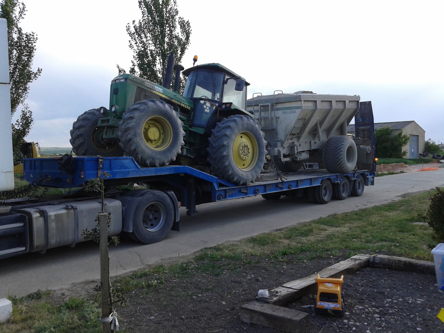 transorte con camion gondola