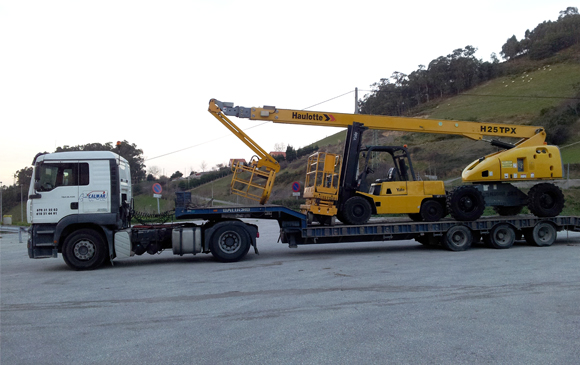 transporte con camión ligero