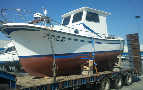 góndolas para transporte especial de barcos